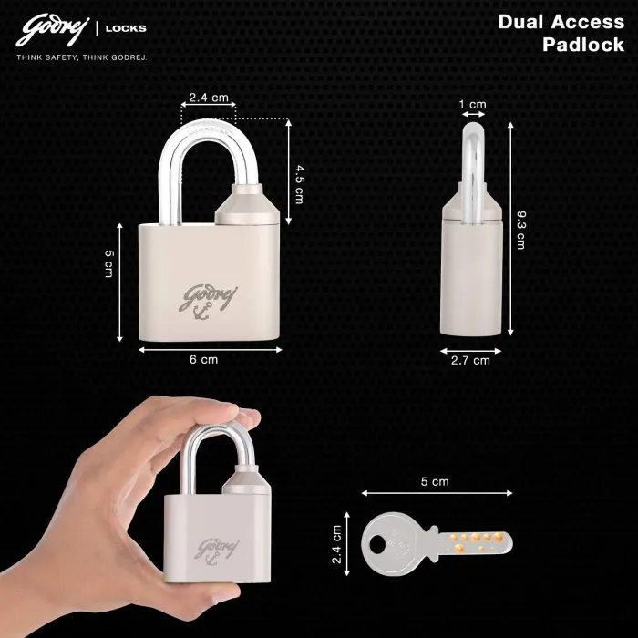 Godrej dual access padlock